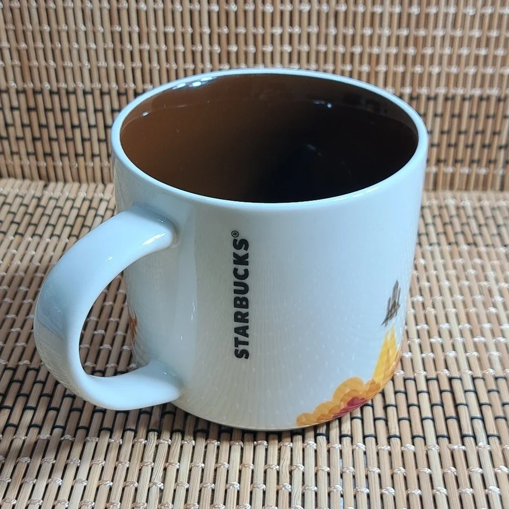 Starbucks Houston City Coffee/Tea Cup Ivory‎ Mug 14 oz You Are Here Collection